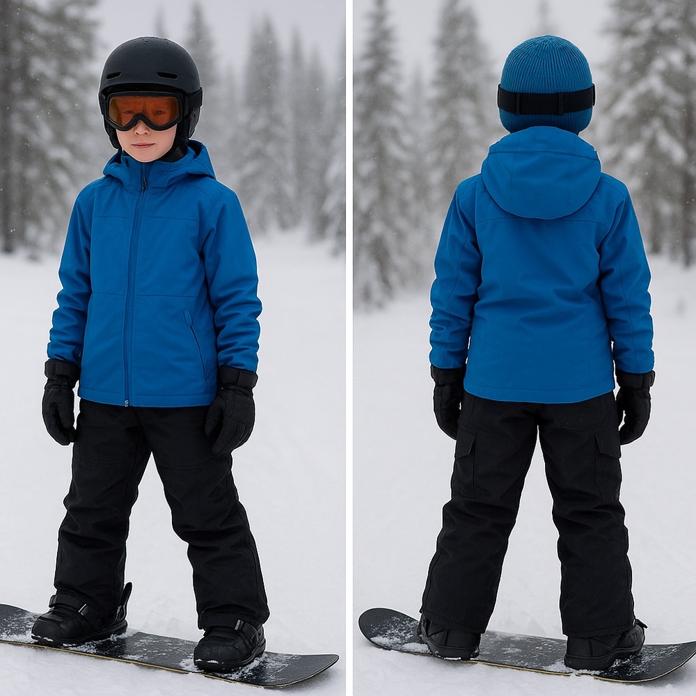 Youth Black Ski Pants/Snow Pants